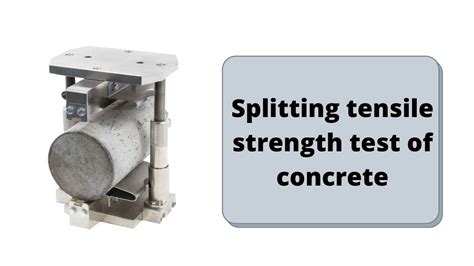 what is split tensile test|split tensile test is code.